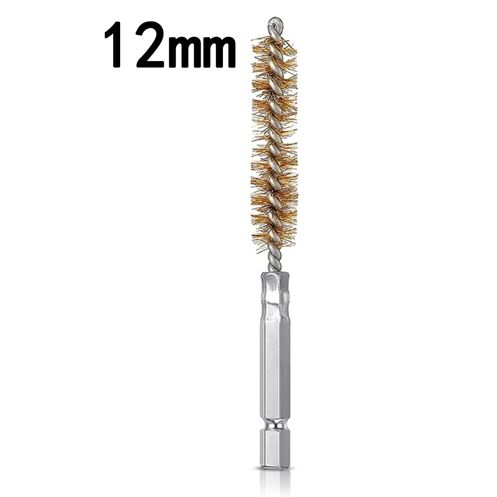 8-19mm Wire Tube Machinery Cleaning Brush Rust Cleaner Washing Polishing Tools For Power Drill Impact Drill Stamping Die Machine