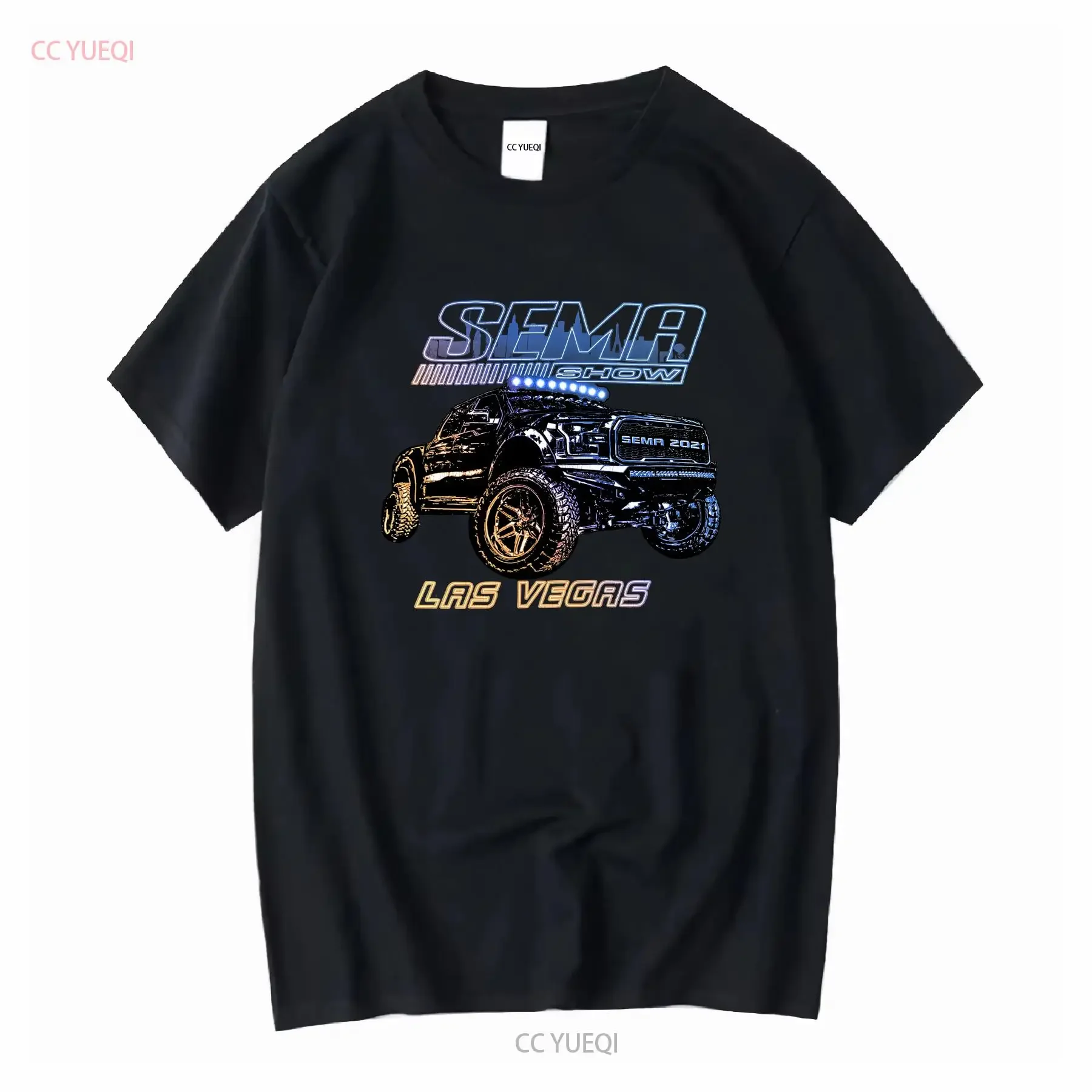 

Sema Car Show Las Vegas 2021 T shirt Men XXL Black vintage Washed streetwear Unisex Stretched homme designer clothes Stylish