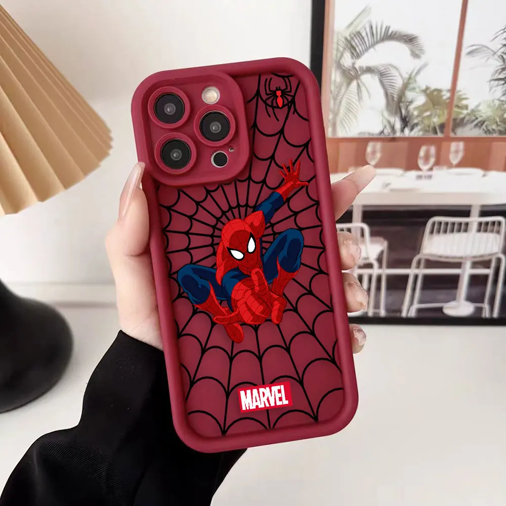 Marvel Wed Spider Man Case For Infinix TECNO POP 8 CAMON 20 SPARK 10 20 SMART 5 6 7 8 HOT 10 20 30 30I 40 Case Funda Coque Shell