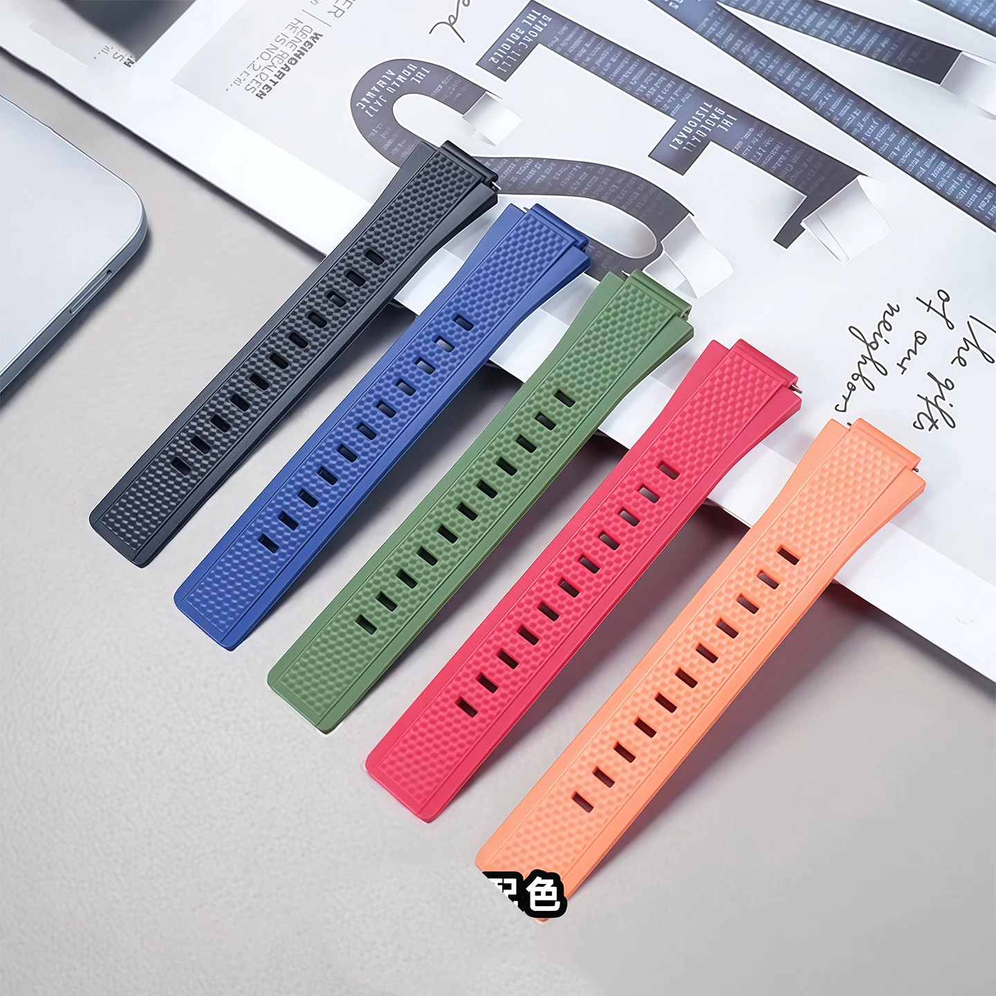 الراتنج حزام الساعات ل كاسيو GST-B200-1A استبدال الفرقة GST-B200 سلسلة الرياضة مطاط مقاوم للماء حزام ساعة رجالي اكسسوارات