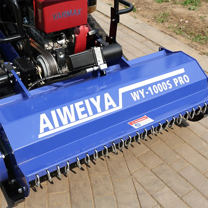 Customized Remote Control Flail Mower Nature reserve perimeter grass shredding, shred weeds on reserve boundary.