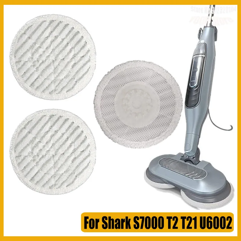 Mop Cloth Pads Replacement For Shark S7000 S7001 S7000AMZ S7001TGT S7201 T2 T21 U6002 Series Steam Mop Spare Parts