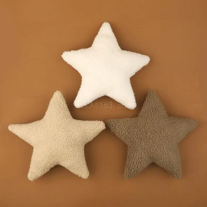 Cojín para posar para bebé, almohada para posar con estrella para recién nacidos, Adorable peluche para bebés