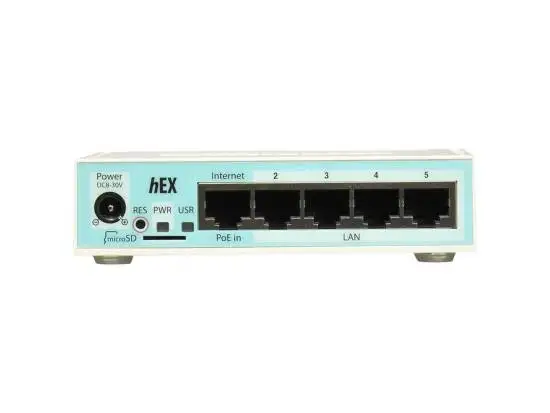 Mikrotik HEX RB750Gr3 5-port Ethernet Gigabit Router