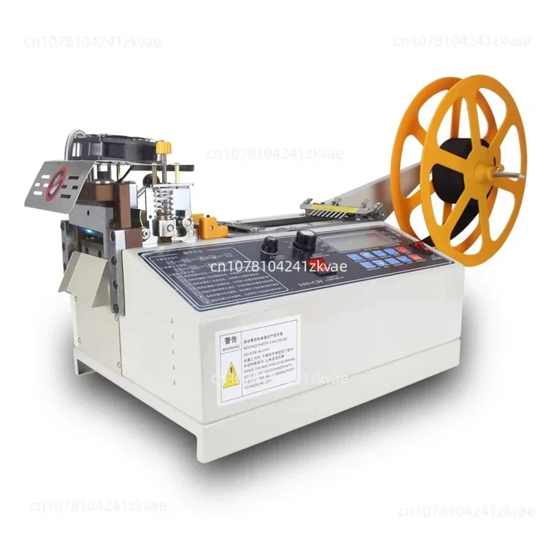 Automatic Cutting Ribbon Machine Elastic tape Automatic Computerized Tape Cutting Machine Cold and Hot Zipper Cutting