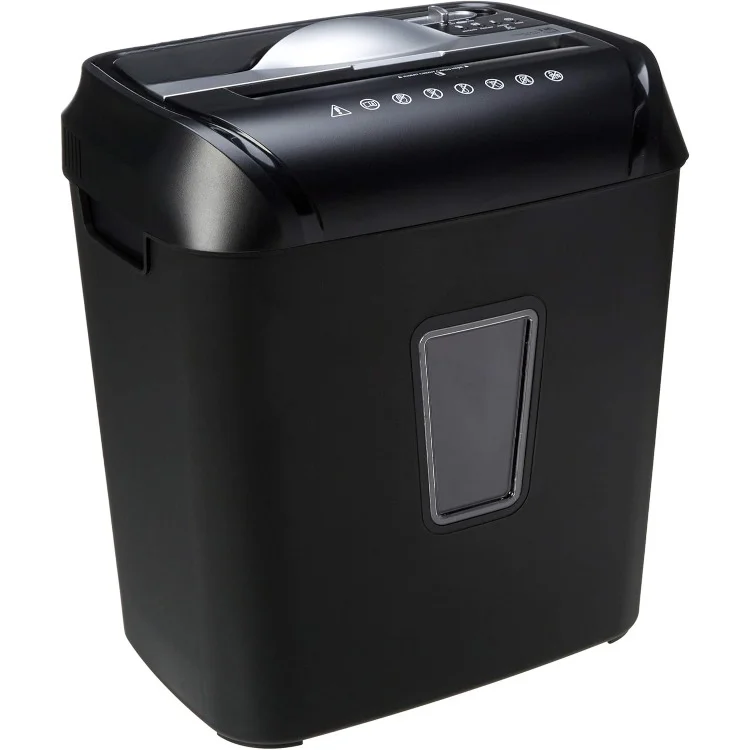 

12 Sheet Cross Cut Paper and Credit Card Home Office Shredder with 4.8 Gallon Bin, Black