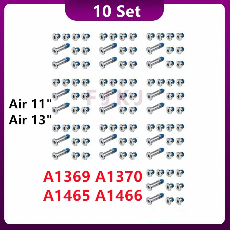 

10Set(100PCS) NEW Bottom Case Cover Screws For Apple MacBook Air 11" 13" A1369 A1370 A1465 A1466 2010-2017years