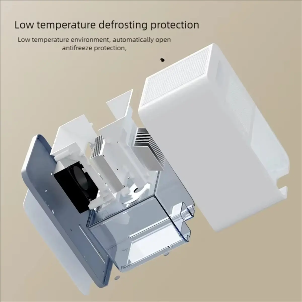N14R Top 1.5L Intelligent Air Dehumidifier,Timing Function,for Home, Bedroom, , Kitchen - Deodorization, Defrosting EU Plug