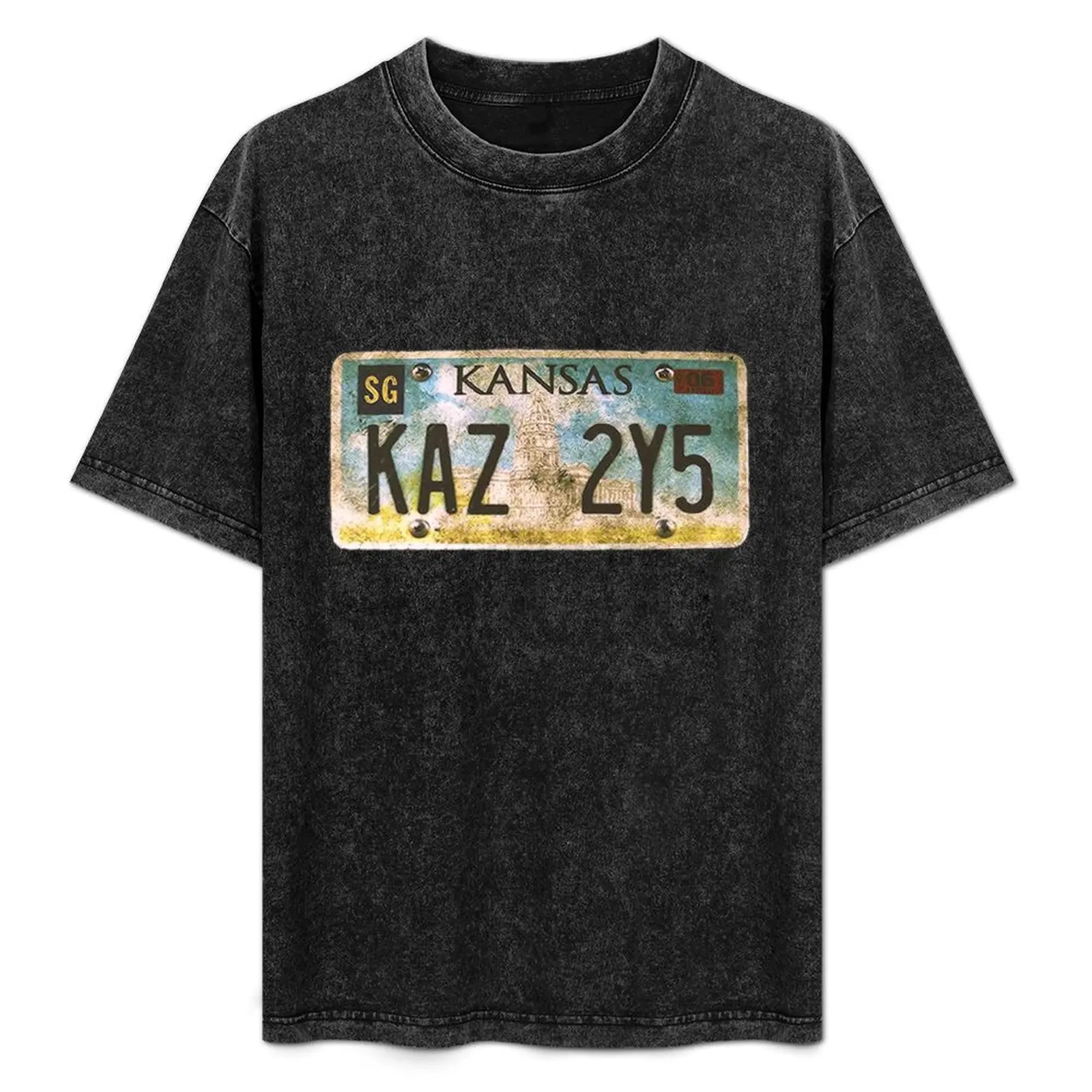 KAZ2Y5 T-Shirt Casual Simple Design Short Sleeve Shirt