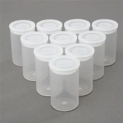 20PCS Plastic Fishing Bait Jar Pot Film Canister Camera Reel Container Storage Case Can Box for Accessories Art Beads Pill