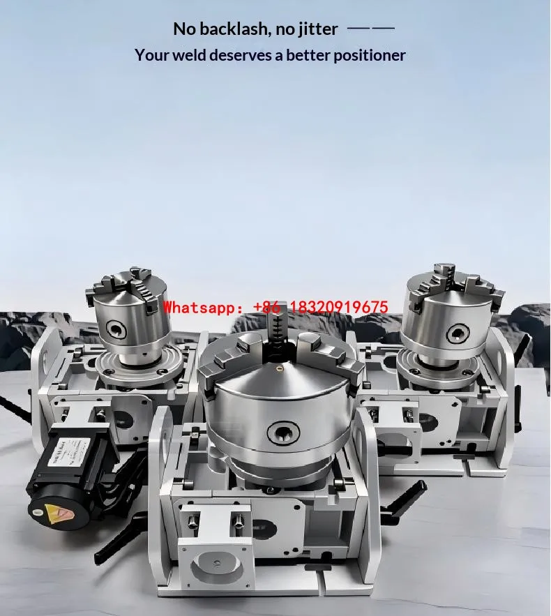 Cyclmotion FY Welding Positioner Argon Arc Welding & Marking Workstation Welding Rotary Fixture Gear Reducer Rotary Axis