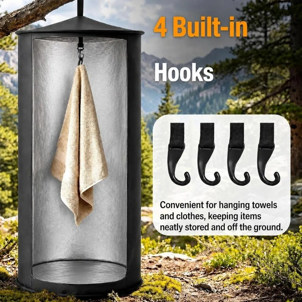 Rear Glass Suction Cup Tailgate Privacy Tent Top and Bottom Can Be Opened Hanging Structure Portable Changing Shelter