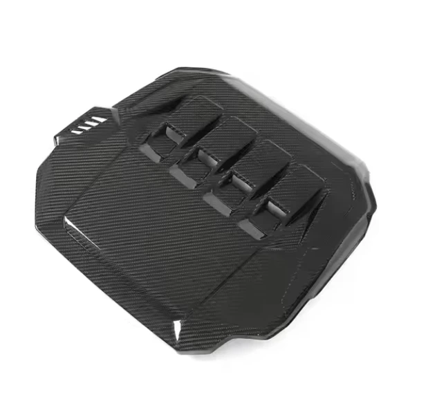 Engine Cover Compatible with Volkswagen Golf MK8 GTI Clubsport 2021-2023 Real Dry Carbon Fiber