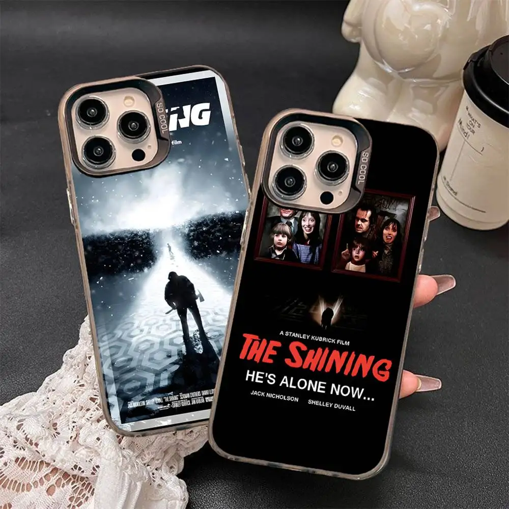 Horror Movie T-The S-Shining For iPhone 11 12 13 14 15 16 17 Pro Max Plus Colorful Black Matte Phone Cover
