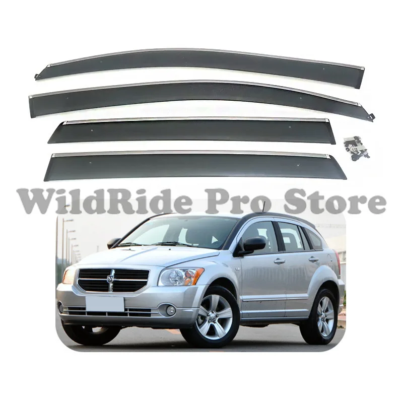 1 Set Universal for Dodge Caliber 2008-2011 Thickened Window Rain Visor Deflector