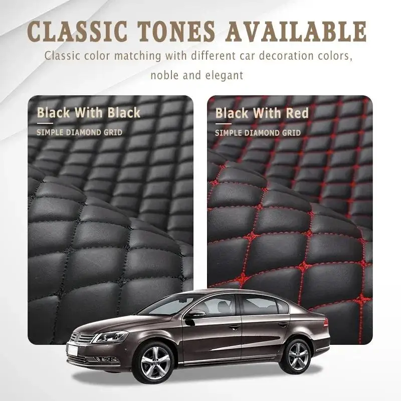RHD Car Floor Mat for Audi Q3 2013-2026 Custom Leather Carpet Foot Pad Car Interior Decor Styling Car Accessories