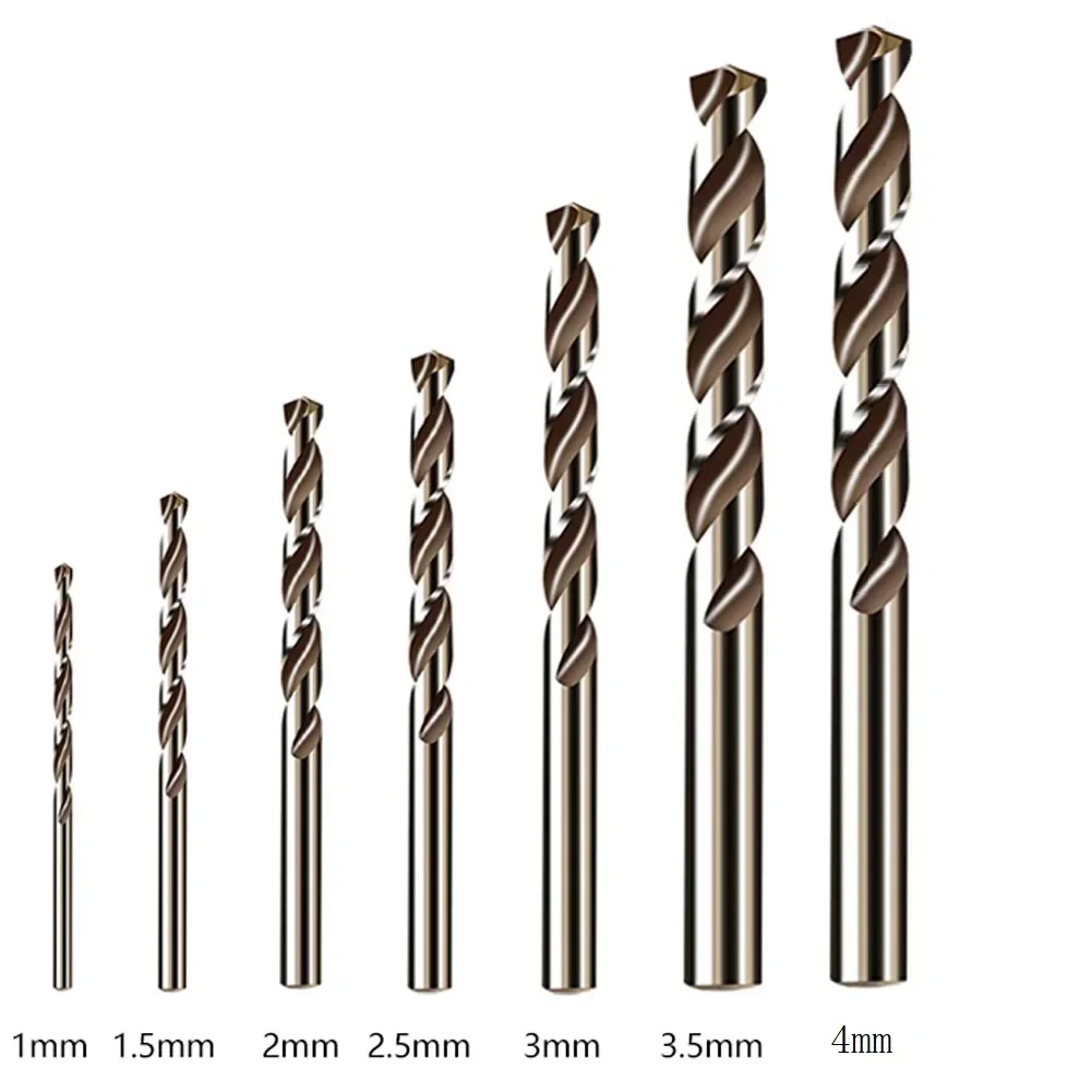 10/5pcs เจาะ Bits HSS ชุด M35 โคบอลต์เจาะ Bits 1 1.5 2 2.5 3 3.5 4 5 มม.สแตนเลสสตีลคุณภาพสูงเจาะ Bits อเนกประสงค์