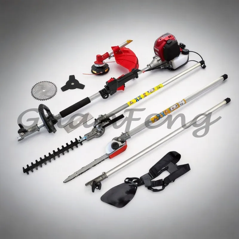 6-In-1 Multi-Purpose Brush Cutter with GX35 Four-Stroke Engine, Tree Cutting Portable Garden Power Tool