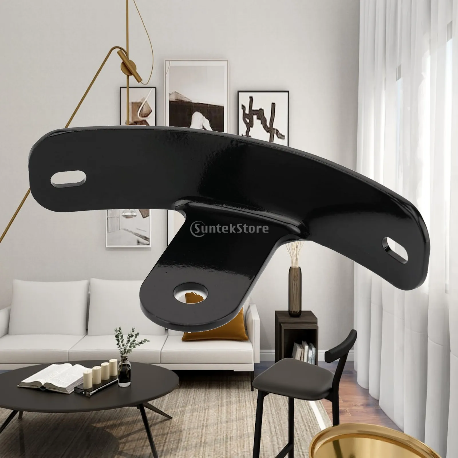 Motorcycle Side Support Holder Curved Multipurpose Easy to Install Stable Side Stand for Motorcycle Spare Parts