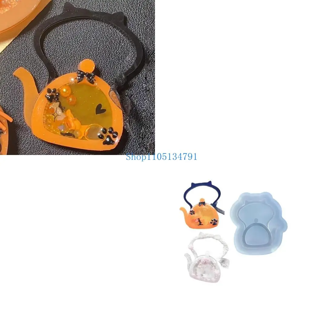 

98 -километровый плесень эпоксидной смолы Прекрасная жидкая песчаная чая в форме формы.