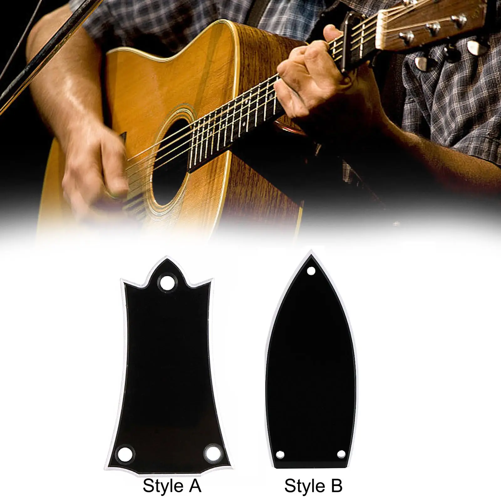 Guitar Rod Cover Plate Sturdy Replacement Cushion Shim Accessories Guitar Neck Plate Gasket Neck Joint Plate for Bass Guitarist