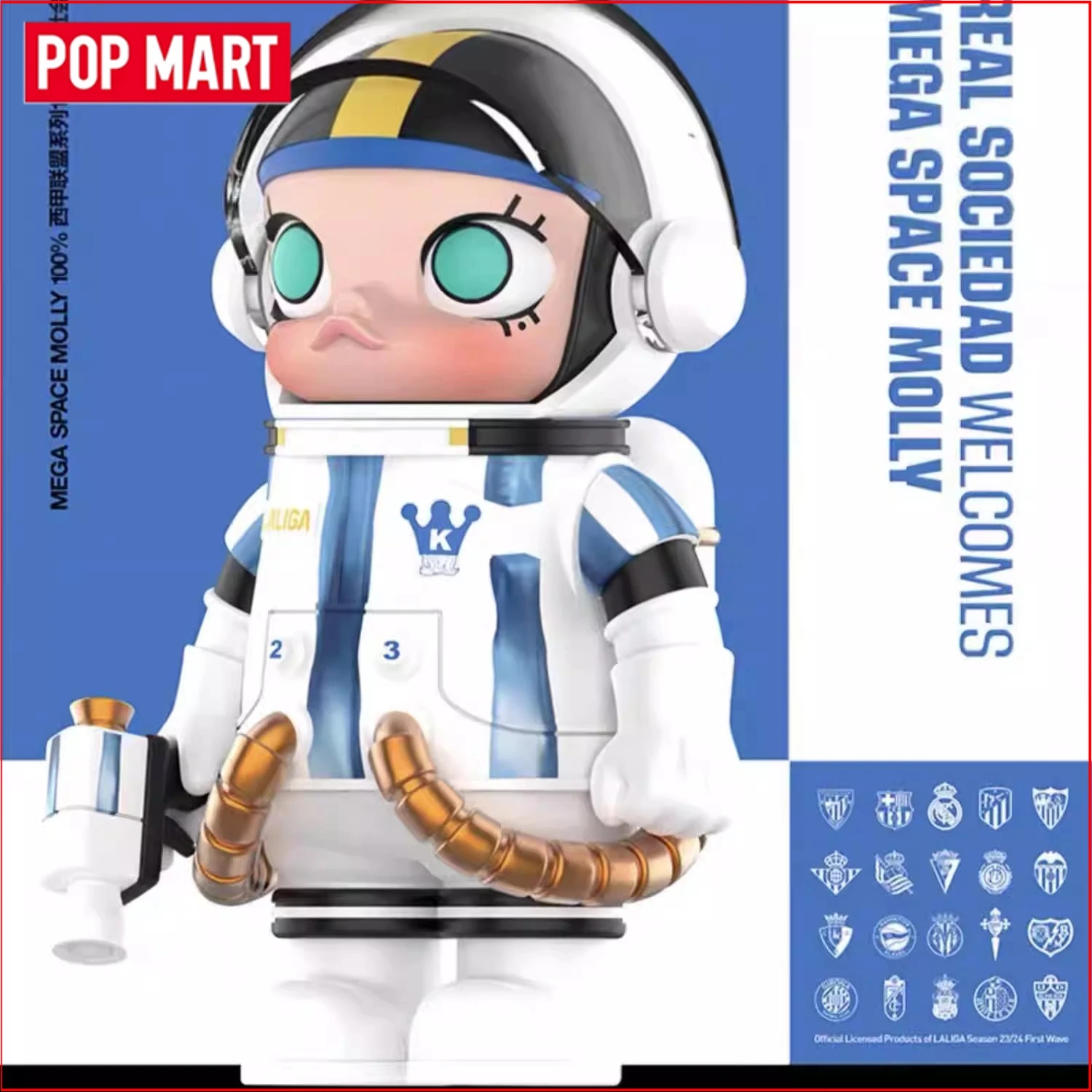POP MART SPACE MOLLY LALIGA 100% NBA Lakers Nuggets Heat Celtics Rare Football La Liga Limited Edition Figure Collectible Toy - view 5