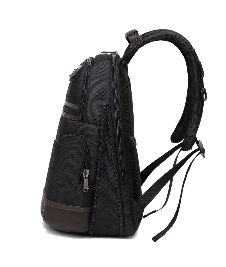 Men's Business Backpack Expandable Ballistic Nylon Laptop Bag Lightweight Waterproof Casual Backpack