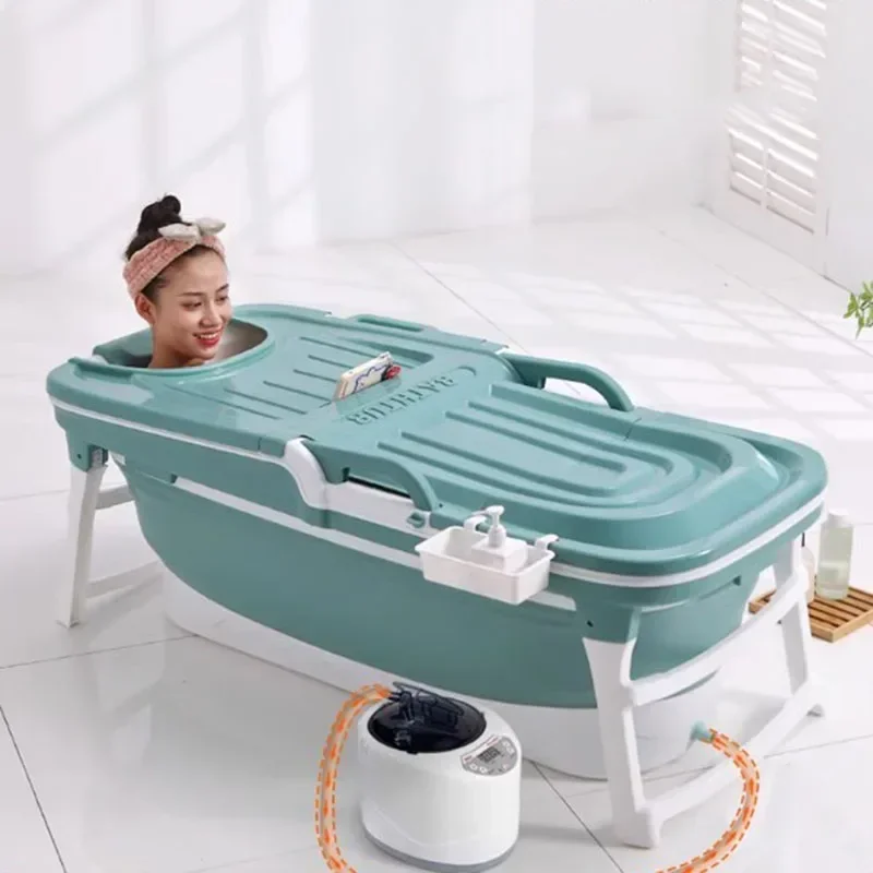 Miniature Shower Portable Bathtubs Plastic Strong Bathroom Bath Folding Bathtub Cold Foot Bain Pliable Adullte Home Furniture