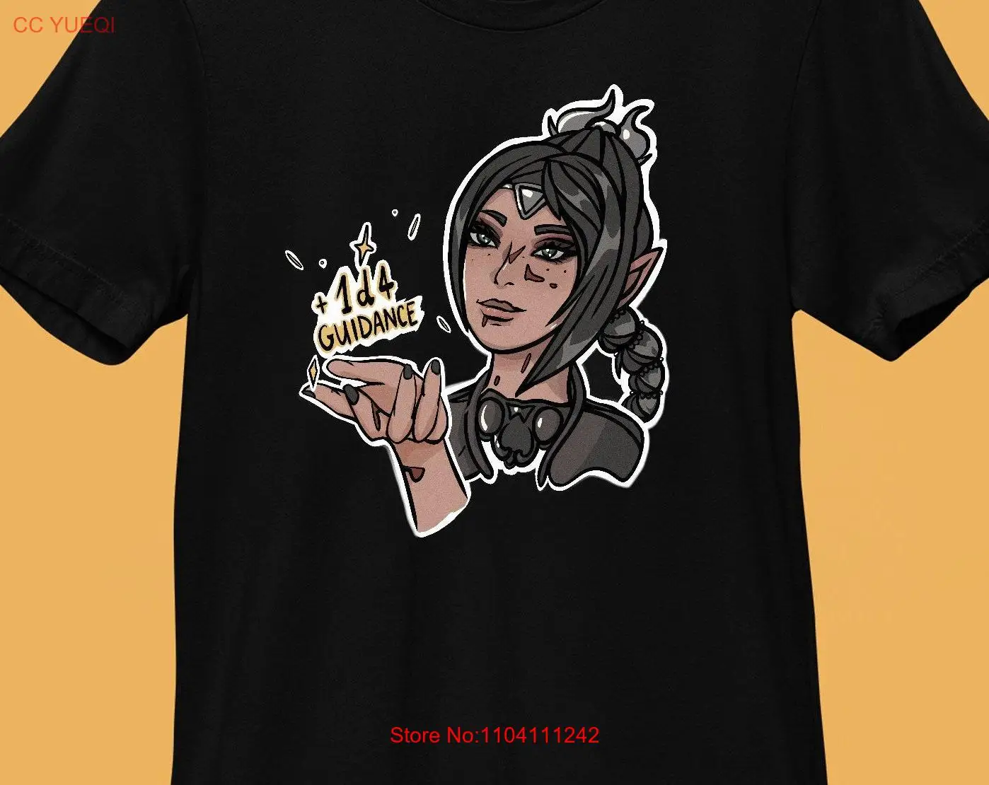 

Shadowheart's Guidance BG3 Inspired D Cute art T shirt Fan Merch long or short sleeves