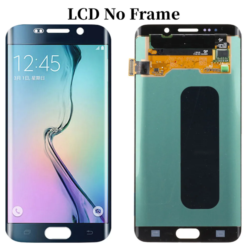 Amoled display With Burn In Ghost Image Defect For Galaxy s6 Edge Plus G928 G928F LCD Display Screen Digitizer Assembly
