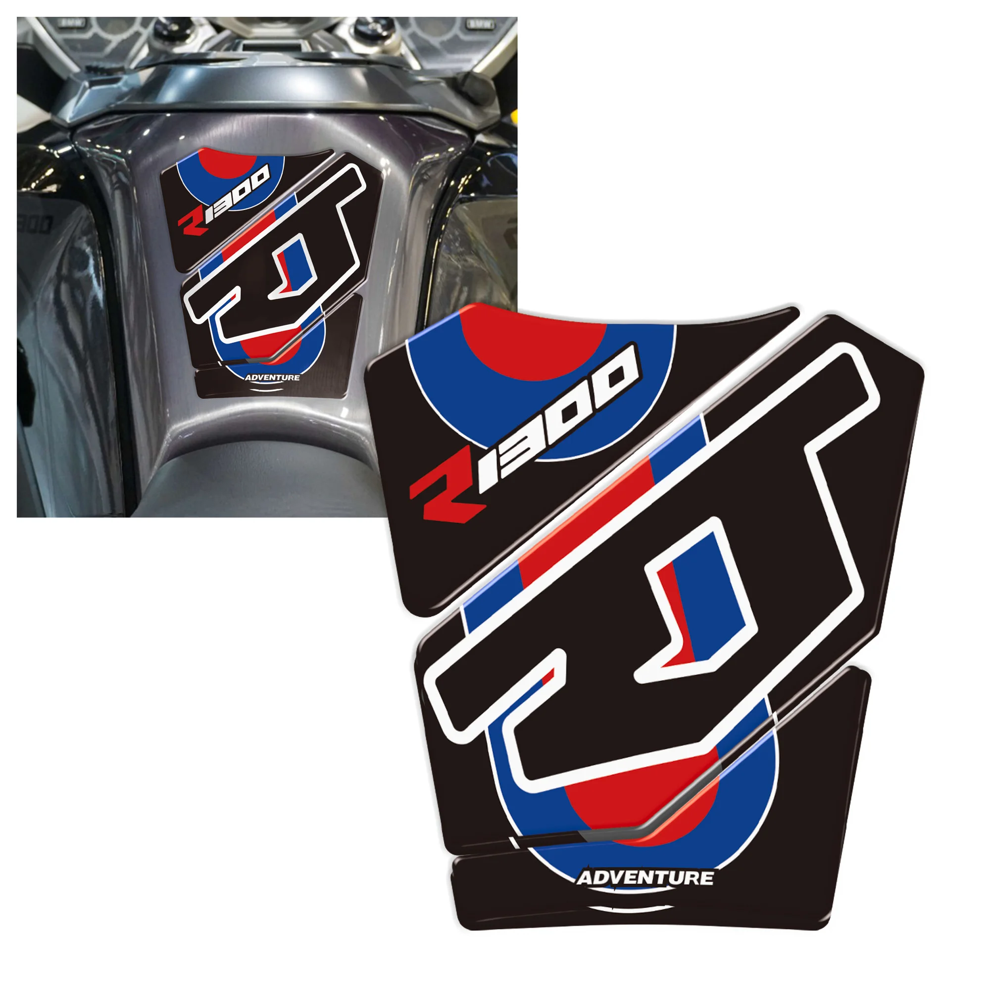 For BMW R1300RT R1300 RT Motorcycle 3D Resin Sticker Kit Tank Pad Decal Protection Customized Motorcycle Accessories