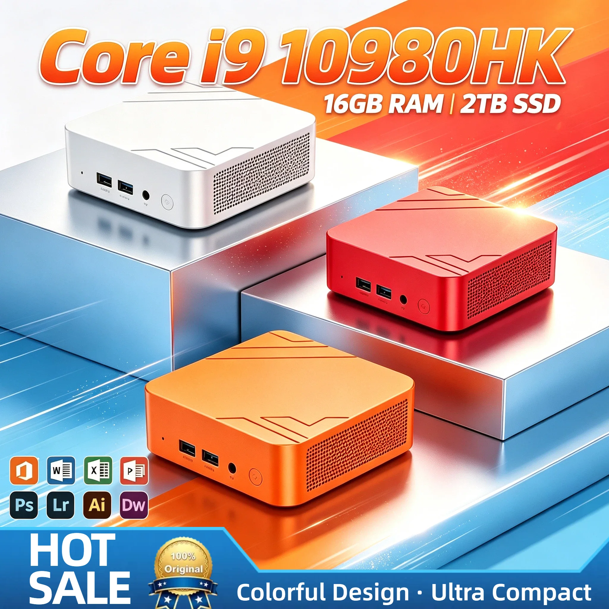 Mini PC Intel Core i9 16GB 2TB