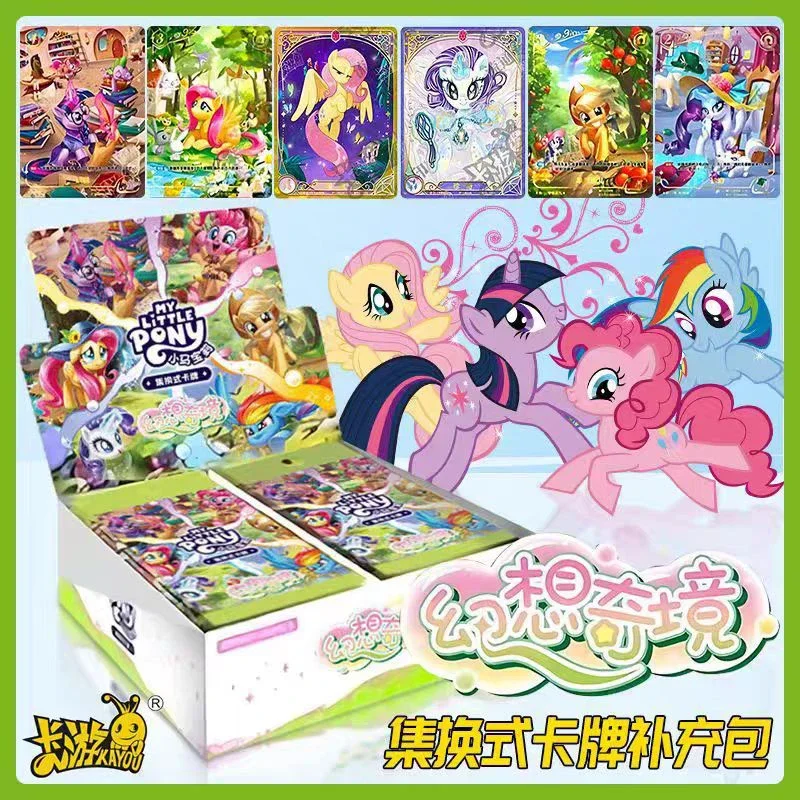 KAYOU Original mon petit poney carte TCG cartes à collectionner fantaisie pays des merveilles Anime carte de Collection jouets cadeau