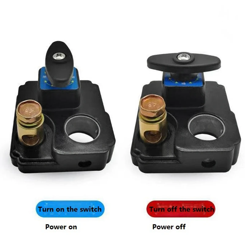 Car Battery Disconnect Switch Isolator Power Cut Off Knife Blade Switch For Marine Car Boat Negative Terminal Car Parts