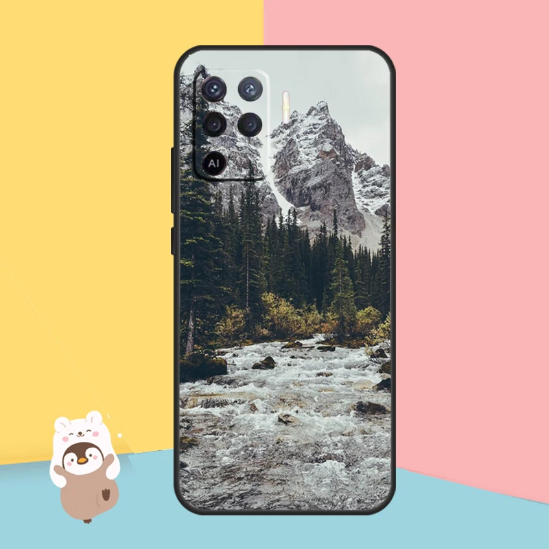 Горный чехол для Oppo A16 A76 A96 A60 A40 A80 A18 A38 A58 A78 A98 A15 A54 A74 A94 A17 A57 A6 A5 Pro