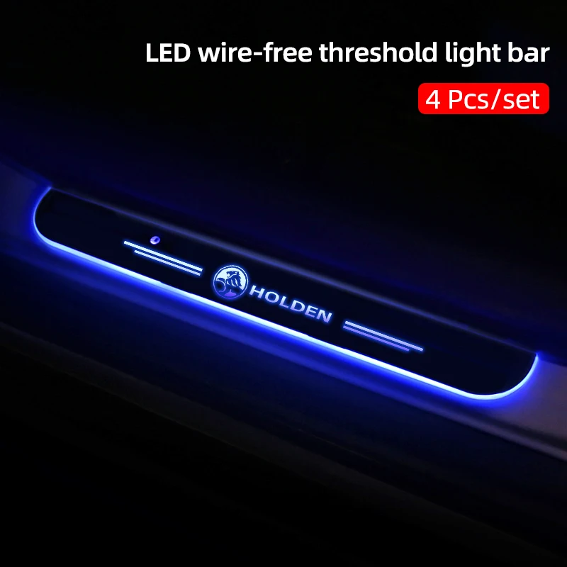 Wireless LED Door Sill Ambient Light for Holden Astra Commodore Cruze Monaro Trailblazer Car Accessories