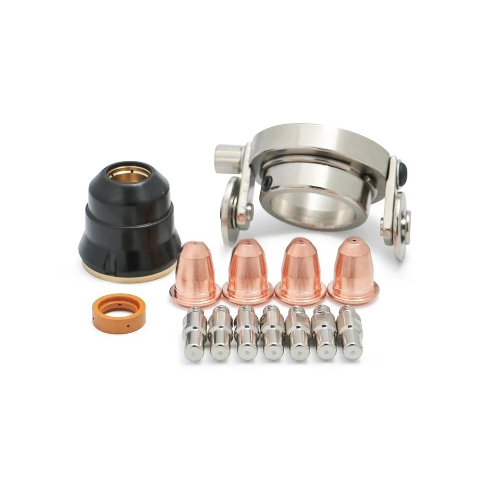 Plasma Consumables Fit PT40 PT60 S45 Electrode Nozzle Swirl Ring Retaining Cap Spacer PR0110 52583 PD0116 New