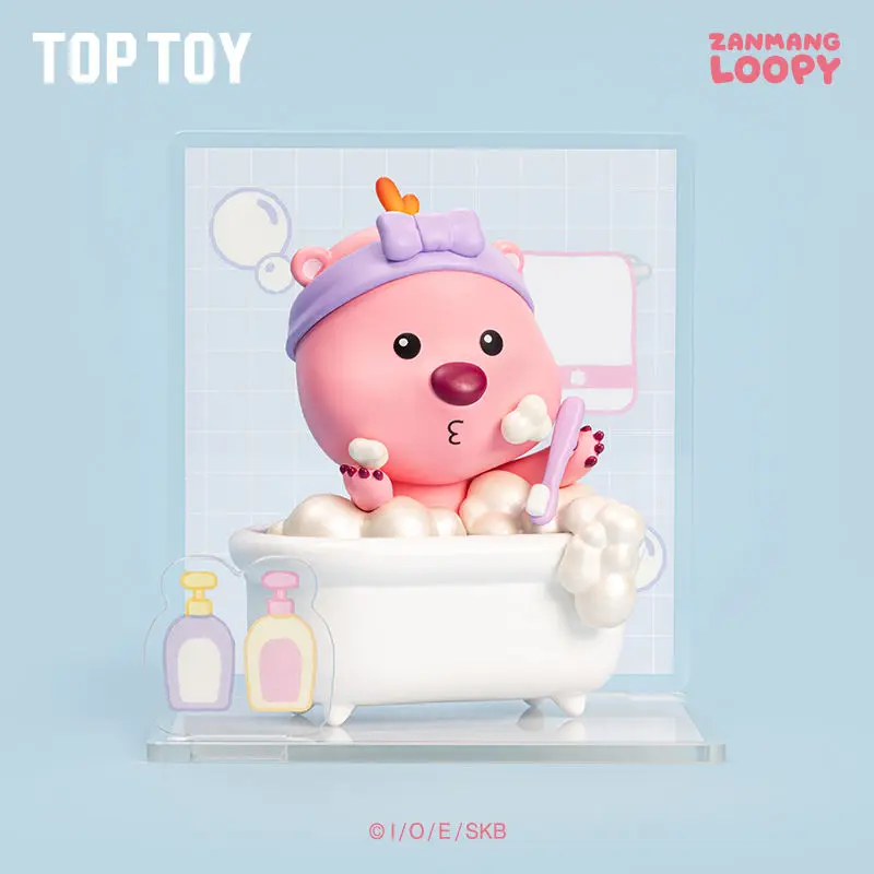 MINISO TOPTOY متوفر في المخزون أصيلة LOOPY لطيف اليومية سلسلة صندوق أعمى رائعة الحلي الأطفال مفاجأة لعب هدايا العيد