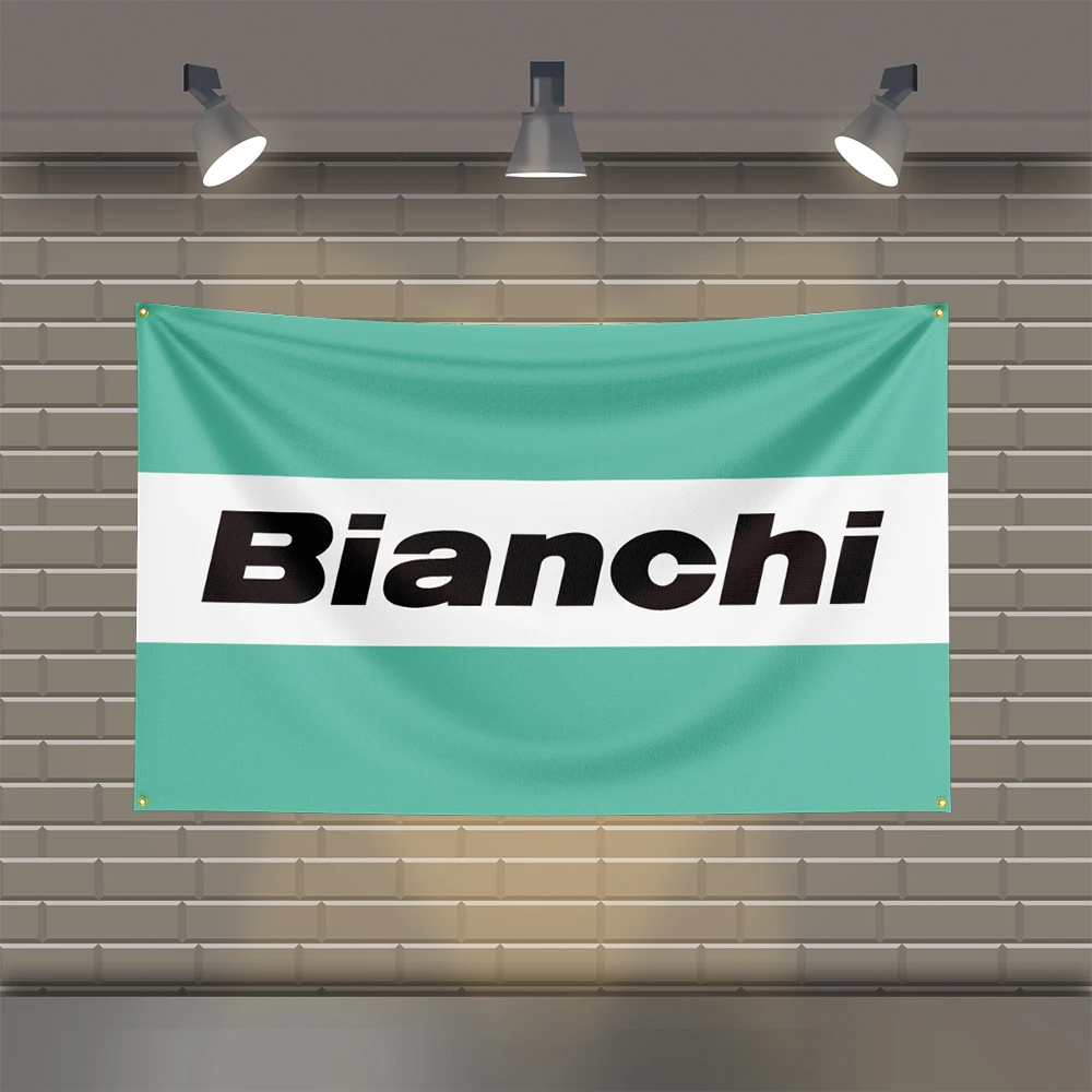 3x5 Ft B-Bianchis Racing  Flag Polyester Printed Cars Flags for Room Garage Decor