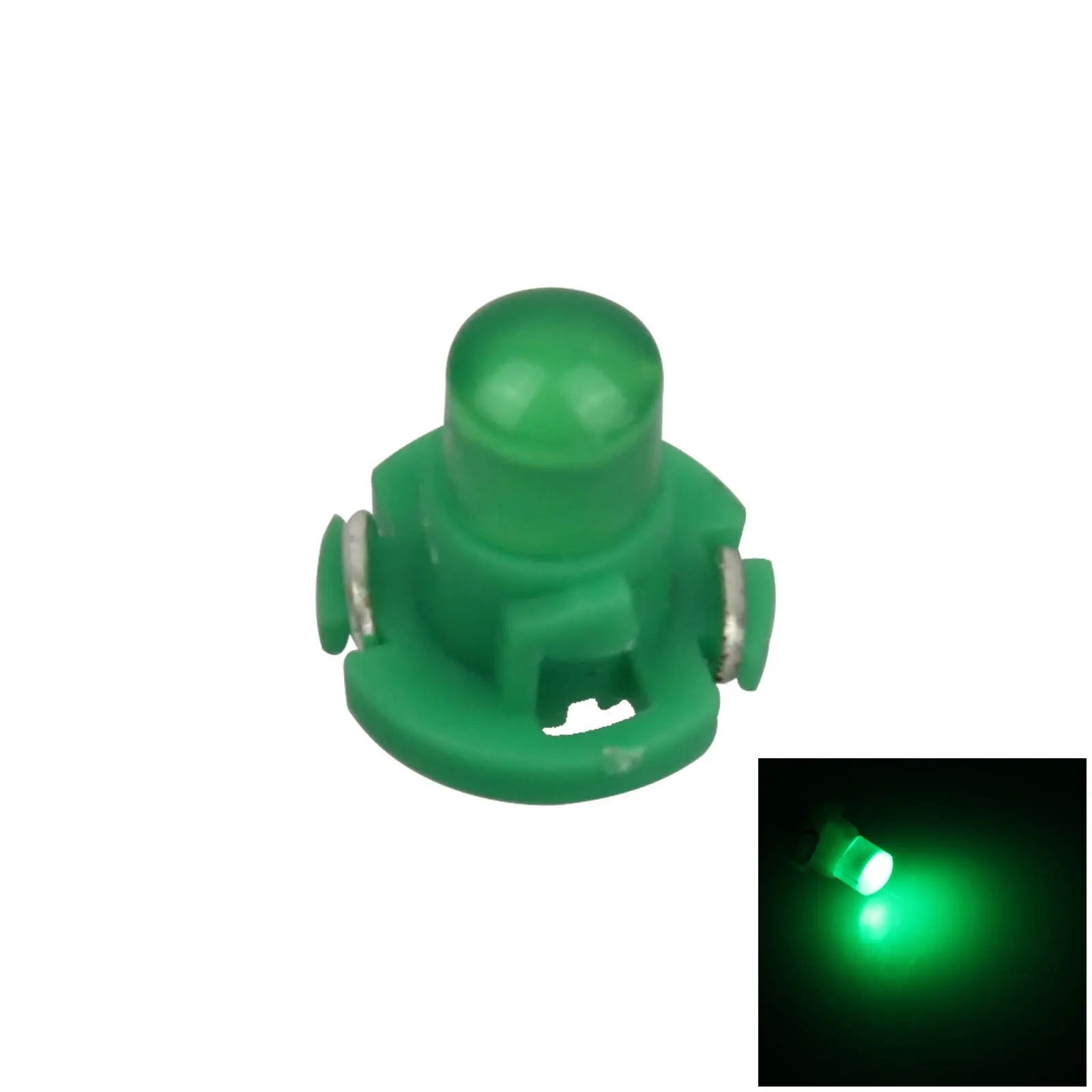 Lampe de tableau de bord néo vert T4.2 pour voiture, 1 pièce, prise rotative, panneau HVAC Blub, 1 LED, Z2962