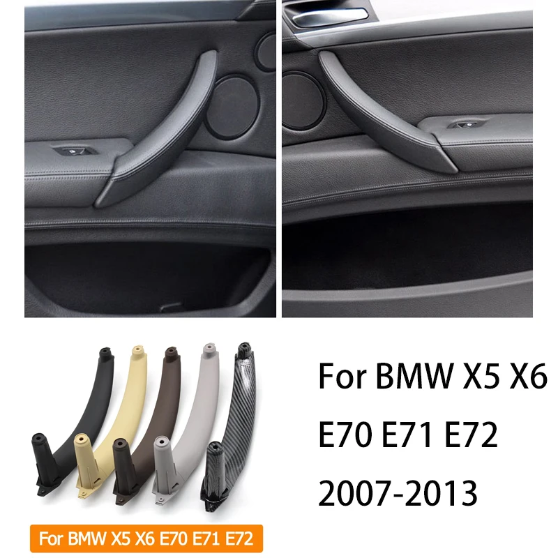 

Interior Left Right Passenger Door Pull Handle Inside Cover Panel Trim Replacement For BMW X5 X6 E70 E71 E72 2007-2013 2008 2009