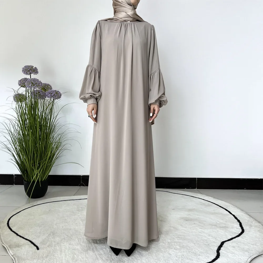 

Eid Djellaba Women Muslim Chiffon Maxi Dress Dubai Abaya Turkey Kaftan Ramadan Islam Clothing Arabic Robe Caftan Marocain Femme