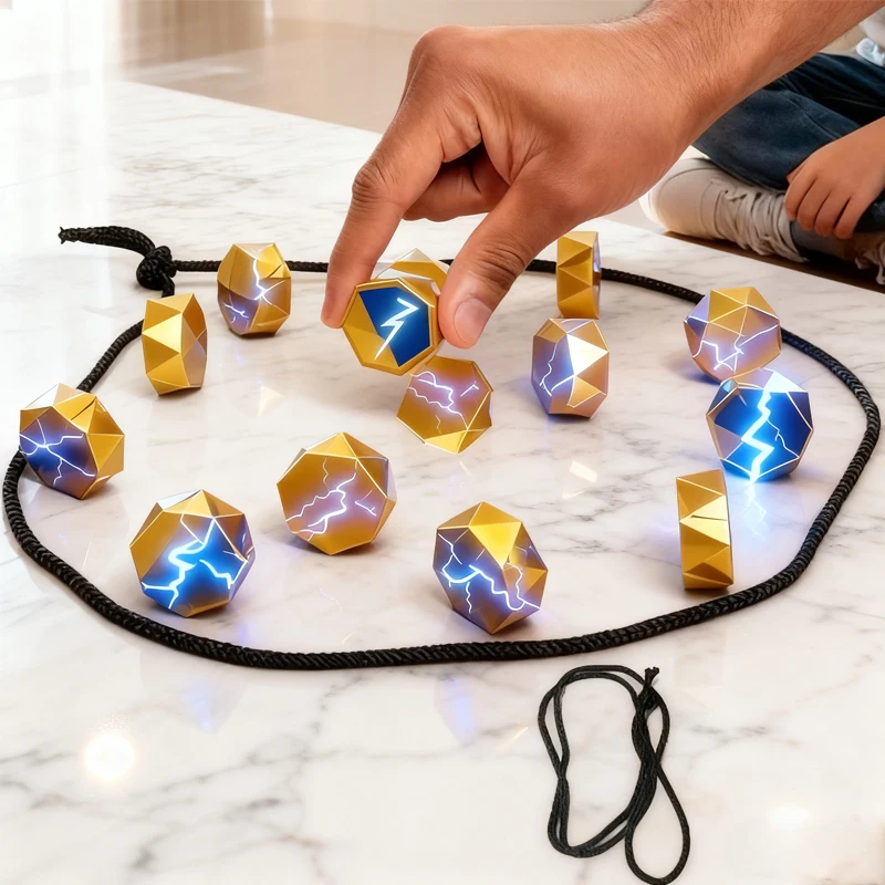 Party Games Magnetic Stones Game Interactive Magnet Board Strategy Game Family Kids Adults Portable Magnetic Stones Play Set !@!