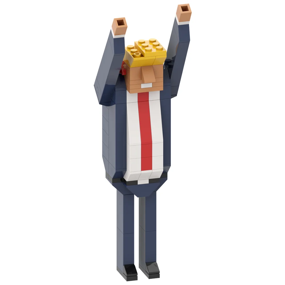 Trump Bricks DIY Model Toys Kits 2024 Toy Figure Building Blocks Birthday For Kid and Adult Gifts