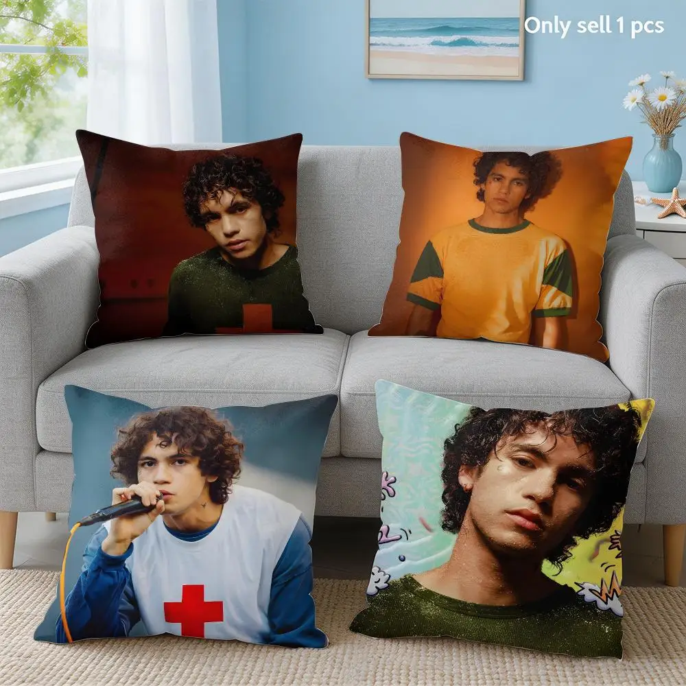 Singer D-Dominic Fike Cushion Cover Soft Short Plush Throw Pillow Cover Hidden Zipper Cutecore Sofa Bedroom Home Decor