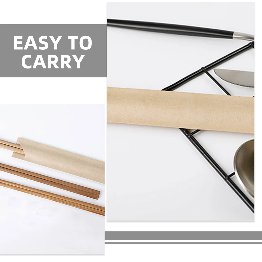 ريفي كرافت ورقة عود يغطي 100 قطعة أصحاب أواني لحفل الزفاف المحمولة مجموعة الطاولات الفضيات كم التعبئة والتغليف