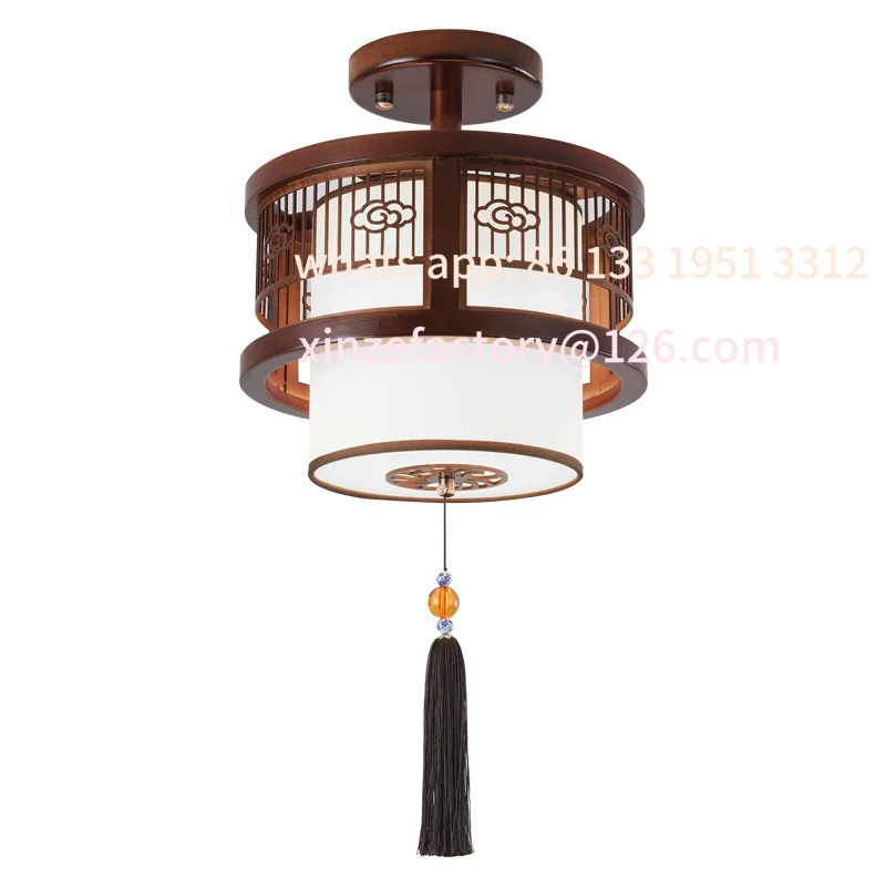 

Customizable New Chinese Corridor Aisle Ceiling Light Chinese Style Bedroom Study Light