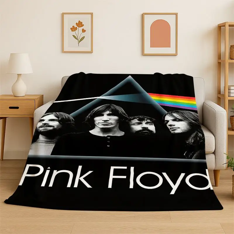 New Music Pink F-Floyd Rock Band Flannel Throw Blanket,Warm Cozy Blanket for Bed,Sofa,Couch,Bedroom,Living Room,Office,Camping