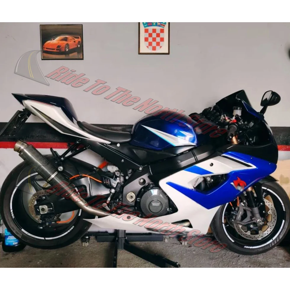 450mm 490mm 550mm Longer Titanium yoshi Motorcycle Exhaust 51mm 60mm Inlet Carbon Fiber Muffler Tail Pipe Universal Bike Escape