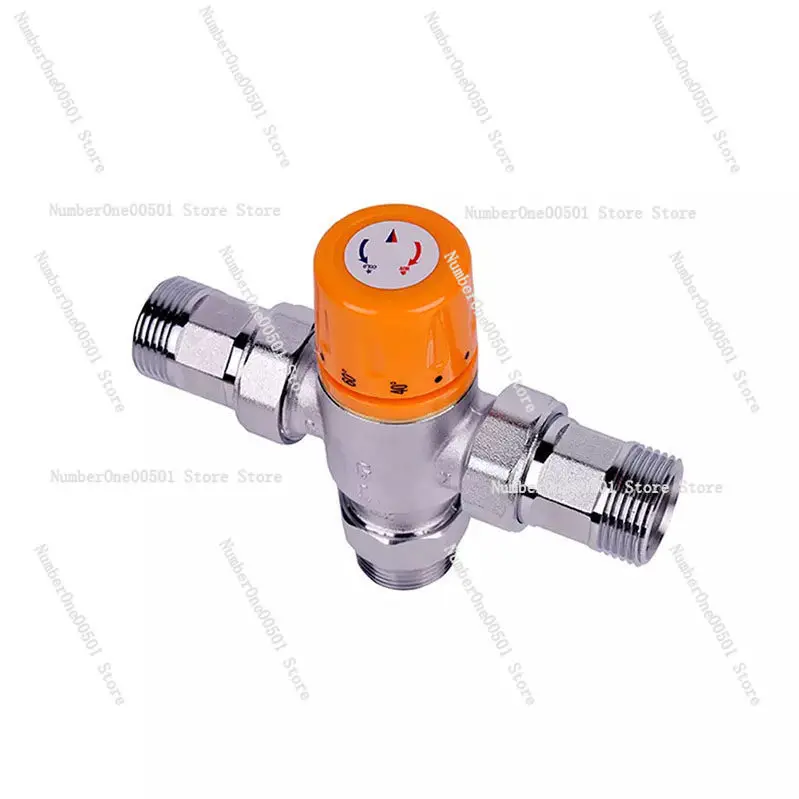 Mixing Valve with Union DN15 20 25 for Home Thermostatic Faucet Pipeline Valve Cold Hot Water Control Shower Valve
